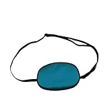 FCarolyn Silk Eye Patches, Not Light Leak, Smooth , Soft and Comfortable (Peacock Blue)