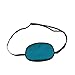 FCarolyn Silk Eye Patches, Not Light Leak, Smooth , Soft and Comfortable (Peacock Blue)