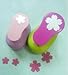 Since 2pcs(2.5cm,1.6cm) sakura shape craft punch set Punch Craft Scrapbooking school Paper Puncher eva hole punch