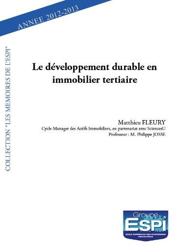 Le  développement durable en immobilier tertiaire