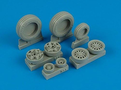 Wheelliant 1:32 F-16 CG/CJ Weighted Wheels for Academy Kit - Resin #132005