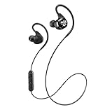JLab Audio Epic Bluetooth 4.0 Wireless Sports Earbuds with 10 Hour Battery and IPX4 Waterproof Rating - Black (Electronics)