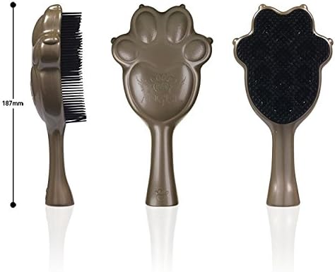 Angel Pet Brush Detangling Grooming Comb For Most Pet Coats-Metallic Bronze Two Size Option (Standard)