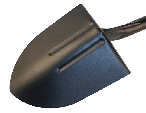 Bully Tools 82510 14-Gauge Round Point Shovel with Fiberglass D-Grip Handle