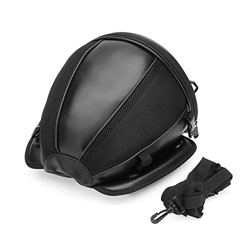 ixaer Motorcycle Backseat Saddle Tail Bags Bicycle Sports Waterproof Bike Cycling Basket Handle Bar Bag Back Seat Carry Bag Luggage Tail Bag (Black)