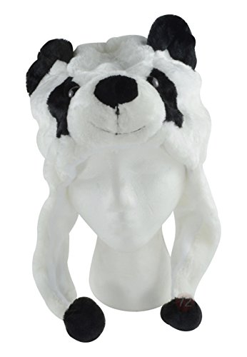 Panda Hat with Poms - Image 2