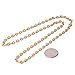 3pcs Mens Womens Stainless Steel 5MM Gold Rose Gold Silver Beveled O Link Chain Necklace 18