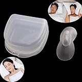 Anti-snoring Tongue Sleeve Shackle Retainer Silicone Dental Guards Tongue Tube Medical Soft Sleep aid