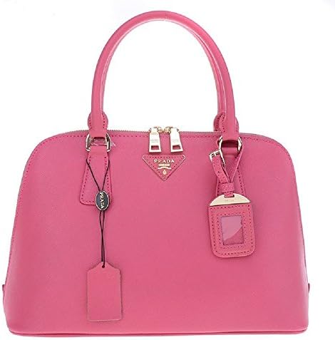Prada Women's Cowhide Shell Trumpet Handbag (pink)