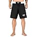 Elite Sports NEW ITEM Black Jack Series Fight Shorts,White,X-Large