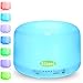 Aroma Essential Oil Diffuser - Mist Beauty Spray Aromatherapy , Silent Essential Oil Humidifier / 4 Timer Settings/ 7 LED Color Changing Lamps, Auto Shut-off - Available in 300ml and 500ml (300 ML)