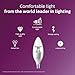 Philips 461905 LED Dimmable B11 Clear Candle Light Bulb: 300-Lumen, 2700-Kelvin, 4.5-Watt (40-Watt Equivalent), E12 Base, Soft White, 6-Pack