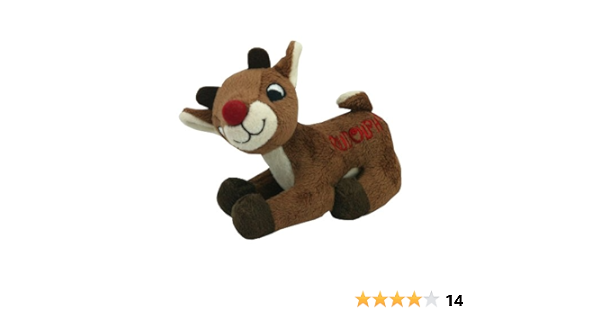 small rudolph stuffed animal