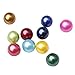 JNMM Freshwater Oysters with Twin Pearls Inside - Cultured Round Pearl Oysters, 10 Shining Meaningful Colors, 20 Pearls Total (6-8mm, 10 PCs/lot)
