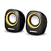 Earise AL-101 3.5mm Mini Computer Speakers Powered by USB Black
