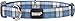 Friends Forever Plaid Dog Collar for Dogs, Fashion Woven Checkers Pattern, Cute Puppy Collar, Blue Medium 14-20