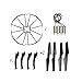 Coolplay Full Set Props with Propellers Motors Landing Gears Blade Frames Spare Parts Replacement for Syma X5SC X5SW RC Quadcopter