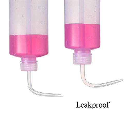 Wash Bottle LDPE Bottle with Narrow Mouth 250ml 500ml (Pack of 2)