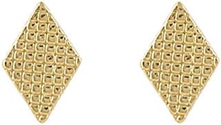 Jody Coyote Micro Gold Plated Diamond Stud MCR-0116-04