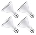 Hyperikon LED PAR30 Bulb, 10W=70W, Non Dimmable, Long Neck Flood Light, CRI 80+, UL, Soft White, 4 Pack