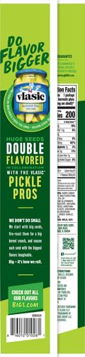 BIGS SUNFLOWER SEEDS SLAMMER, VLASIC DILL PICKLE FLAVOR, 2.75 OZ.