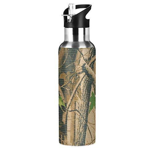 41U7ky2gBgL JNlover Jungle - Botella de agua de acero inoxidable con aislamiento al vacío, con pajita para camping, correr, gimnasio… JNlover Jungle - Botella de agua de acero inoxidable con aislamiento al vacío, con pajita para camping, correr, gimnasio…