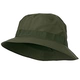 Big Size Microfiber Golfer Hat - Olive W08S50F