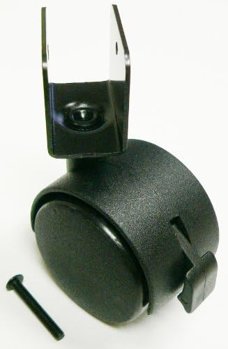 2-3/8" Heavy Duty Caster with Brake and 3/4" u Bracket, Pack of 4, use 3/4" Wood