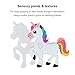 Teething Toys Gifts - HAOBAOBEI Infant Unicorn Teether Toys, Natural Organic Freezer Safe for Infants and Toddlers, Silicone Baby Teethers(1Pack-White)