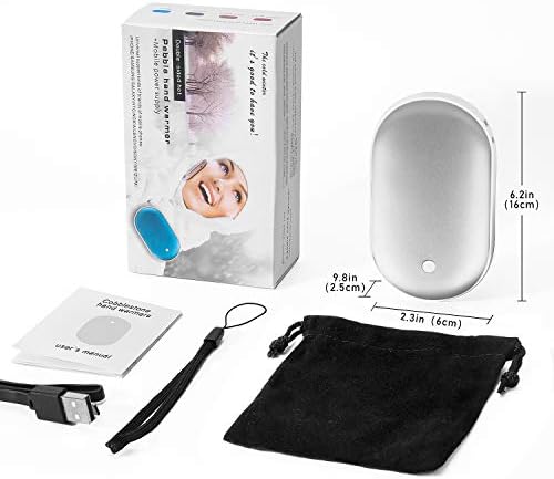 Hand warmer product with pocket, emitting heat.
