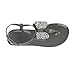 iFANS Women Shiny Rhinestone Bow Dress Flat Gladiator Sandals Thongs Sandals