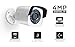 LaView 4-Megapixel (2688 x 1520) 8 CH PoE NVR Security Cameras System - 6 4MP Bullet IP Surveillance Cameras, 100ft Night Vision, Pre-Installed 4TB Hard Drive