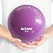 A2ZCARE Toning Ball - Weighted Toning Exercise Ball - Soft Weighted Medicine Ball for Pilates, Yoga, Physical Therapy and Fitness - Purple (8lbs)
