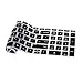 Keyboard Cover Compatible with 2019 2018 HP Pavilion 15 Series /2019 2018 HP Pavilion x360 15.6” Series/HP Envy x360 15.6” Series/HP Envy 17 Series/HP Laptop 15t 17t 17-ca0011nr 17-by0040nr -Black