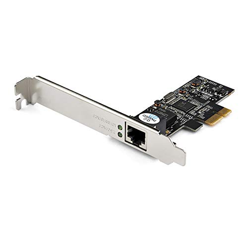 StarTech.com PCI Express Netzwerkkarte (1 Port, 2.5Gbps 2.5GBASE-T, PCIe LAN Adapter Karte)