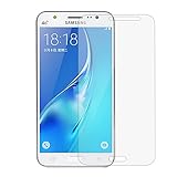 J7 Screen Protector - BADALink Samsung Galaxy J7 Tempered Glass Screen Protector 9H Hardness ULTRA THIN Anti Fingerprint Bubble free 0.3mm Arc Edge Design