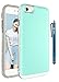 iPhone 6S Case, iPhone 6 Case, Style4U Slim Shock-Resistant Hybrid Armor Case with Credit/ID Card Compartment for Apple iPhone 6S / 6 with 1 Stylus and 1 HD Clear Screen Protector [Mint Green]