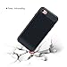 iPhone 7 Case, Moonmini Card Slot Holder Shockproof Slim Fit Dual Layer High Impact Resistant Armor Wallet Protective Cover for iPhone 7, Black