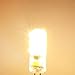 Kakanuo G4 LED Bulb 10-18V AC/DC Warm White 3000K 1.5 Watt Bi-pin Base 24x3014SMD LED Corn Bulb Non-dimmable (Pack of 4)