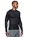 Under Armour Men's ColdGear Sublimated Mock Shirt, Black, Medium
