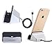 ZUMECA iPhone Charger Dock ,Desktop Charger Station,Charging Stand Cradle Lightning Magneti Dock Base Fast Charging for iPhone X 8 7 7 Plus 6 6S Series