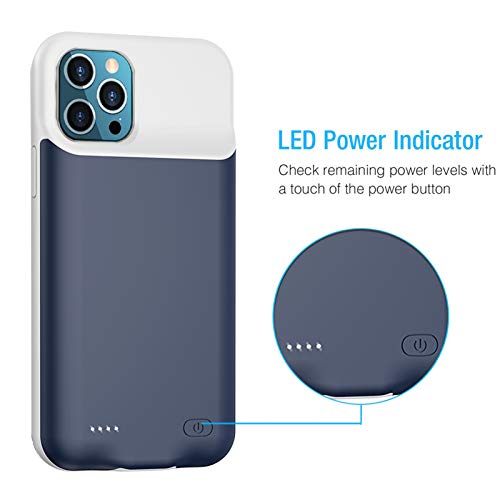 MAXBEAR Battery Case for iPhone 12/12 Pro, 7000mAh Slim Portable Protective Charging case