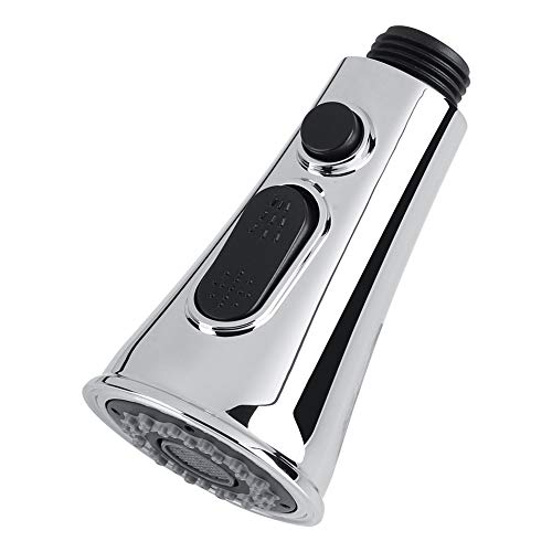 Faucet Sprayer Head, 2 Modes Kitchen Tap Sprayer ABS Pull Out Shower Replacement for G1/2" Male Thread