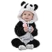 Idgirl Unisex-baby Winter Flannel Romper Panda Outfits Suit (100CM (13-18months), Panda)