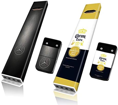 2 Pack Juul Skin Huge Selection of Juul Wrap Styles 3M Protective Juul Sticker (Mercedes & Corona)