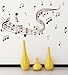 Dailinming WALL'S Matter Home Decor Music Note Wall Decals Graffiti Wall Stickers
