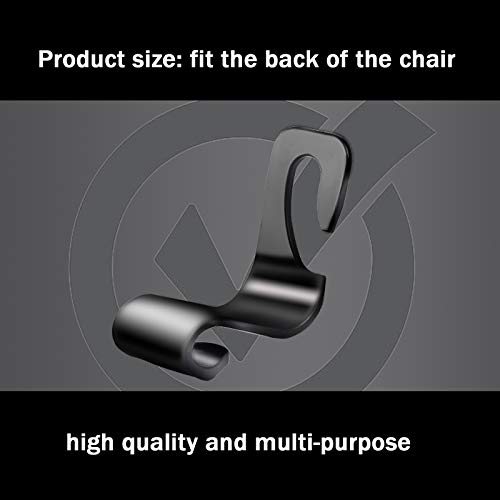 OPKALL Car Hooks,Car Seat Headrest Hooks Universal Seat Headrest Hanger for Purse,Grocery Bags,Handbag(4 Pack) - Image 2