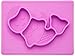 Silicone Placemat Mermaid Purple