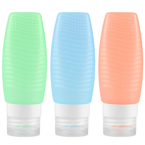 Lemonbest leak-proof portable soft silicone containers travel bot…