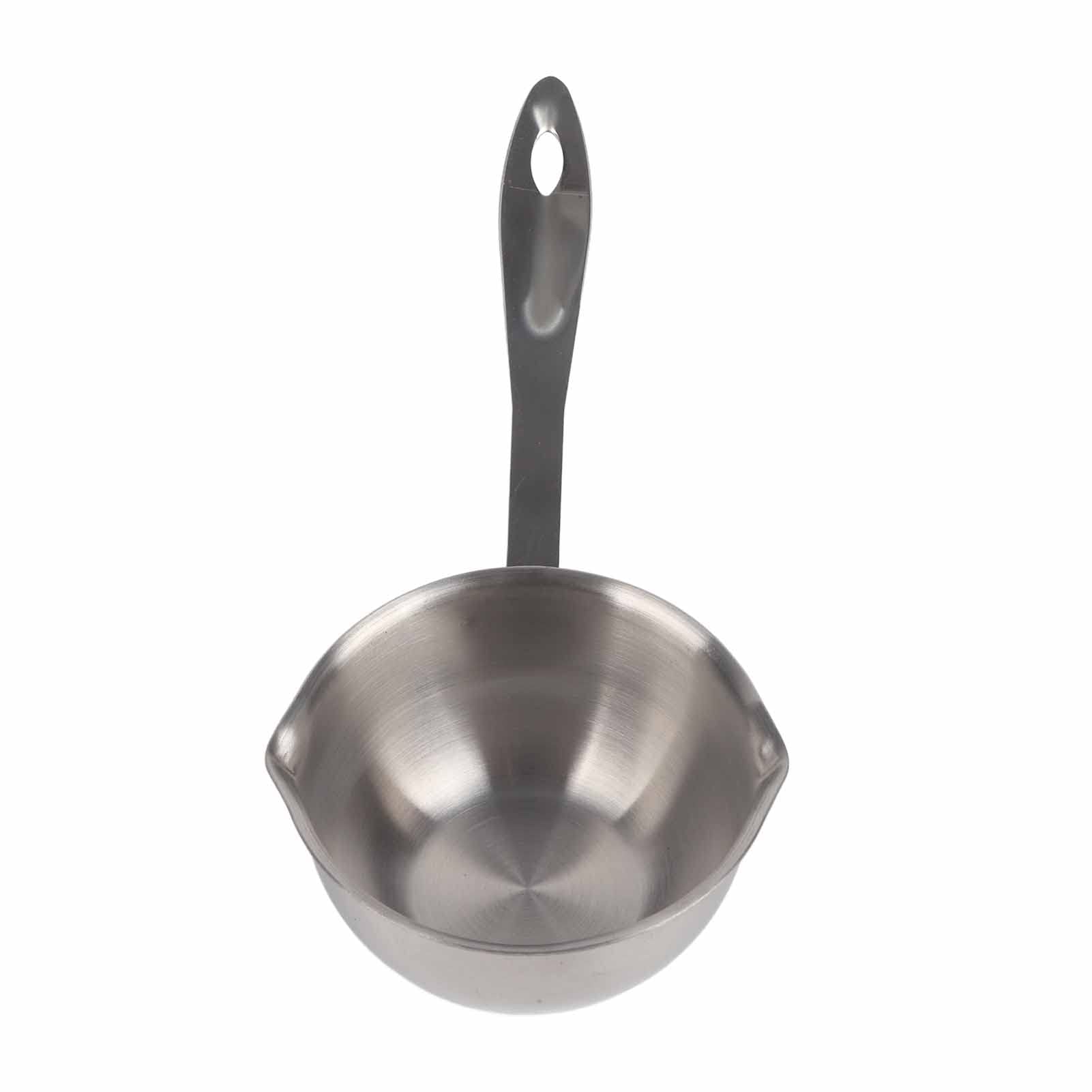 Mini Milk Butter Warmer Single Handle Soup Pan Stainless Steel Small Saucepan for Home (150ML)